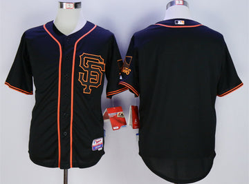 Custom San Francisco Giants black Alternate jersey
