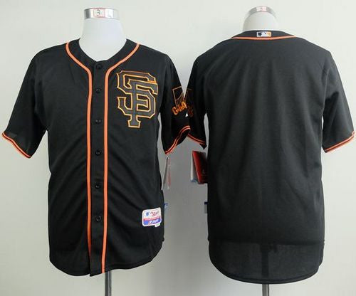 Custom San Francisco Giants black Alternate jersey