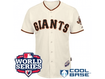 Custom San Francisco Giants cream jersey
