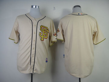 Custom San Francisco Giants cream jersey