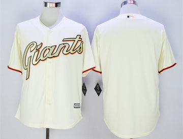 Custom San Francisco Giants cream jersey