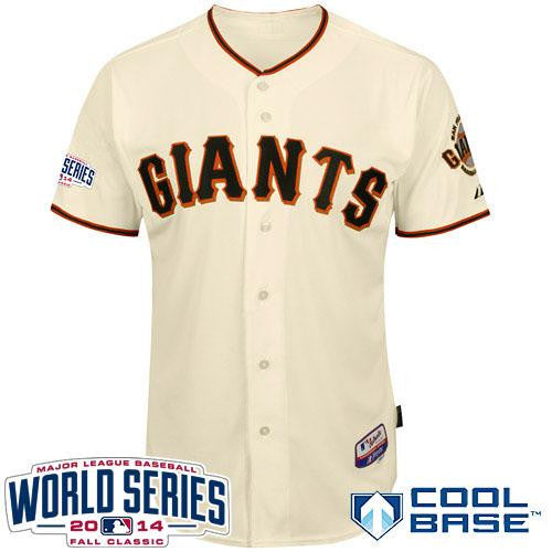 Custom San Francisco Giants cream jersey