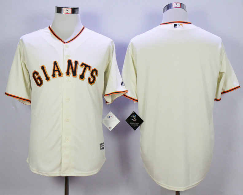 Custom San Francisco Giants cream jersey