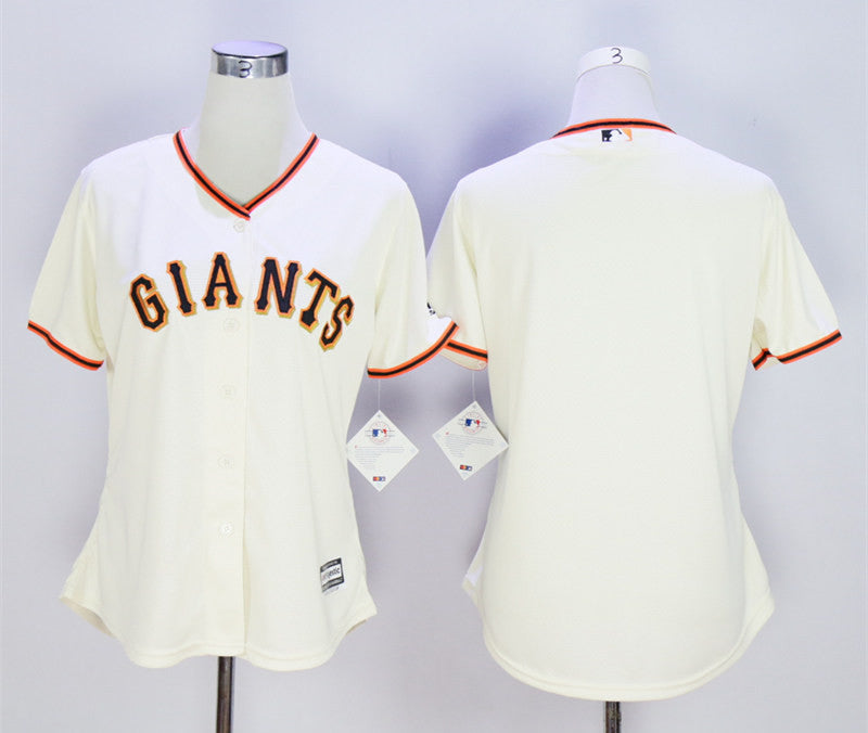 Custom San Francisco Giants cream jersey