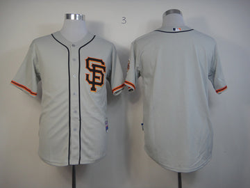 Custom San Francisco Giants grey jersey