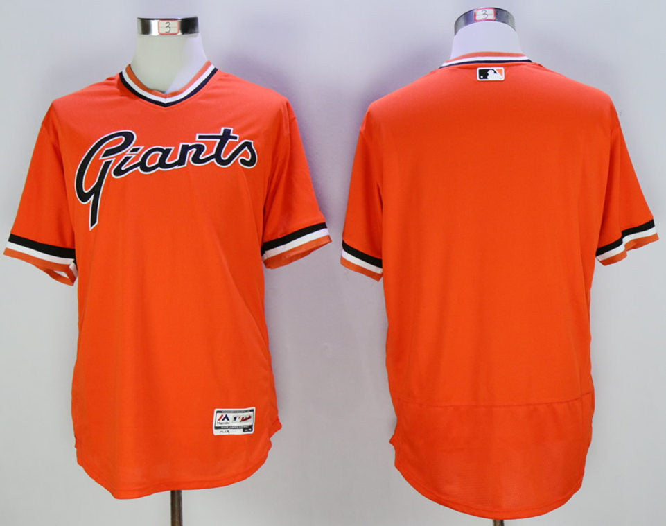Custom San Francisco Giants orange jersey