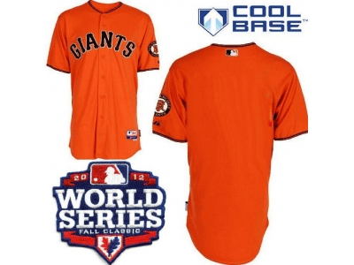 Custom San Francisco Giants orange jersey