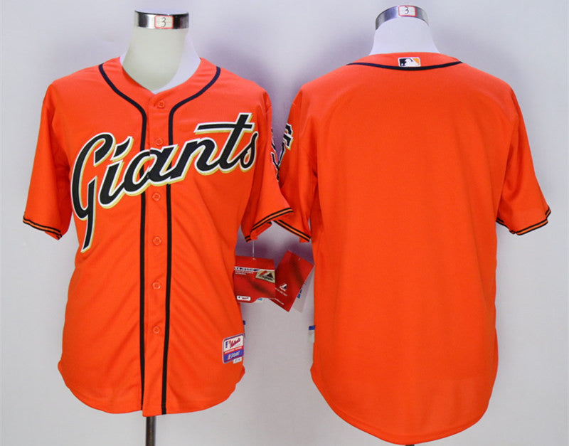 Custom San Francisco Giants orange jersey