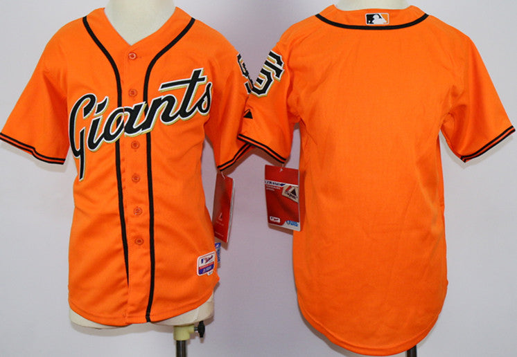 Custom San Francisco Giants orange jersey