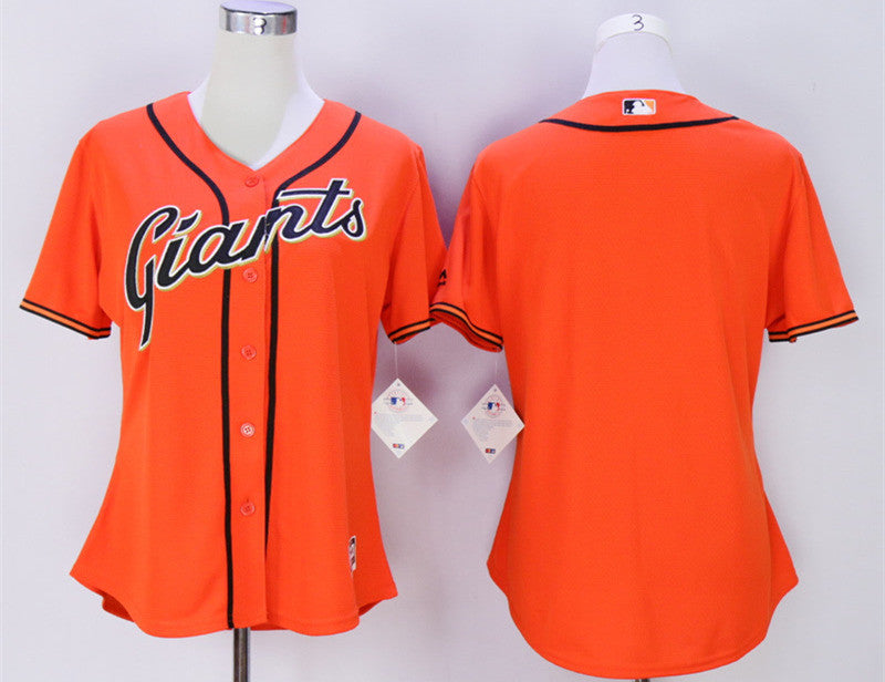 Custom San Francisco Giants orange jersey