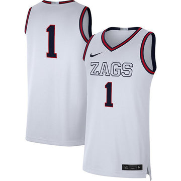 Gonzaga Bulldogs white jersey