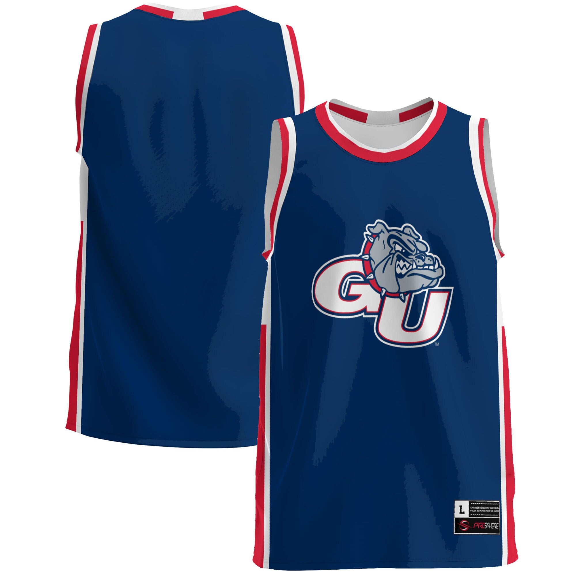 Gonzaga Bulldogs blue jersey