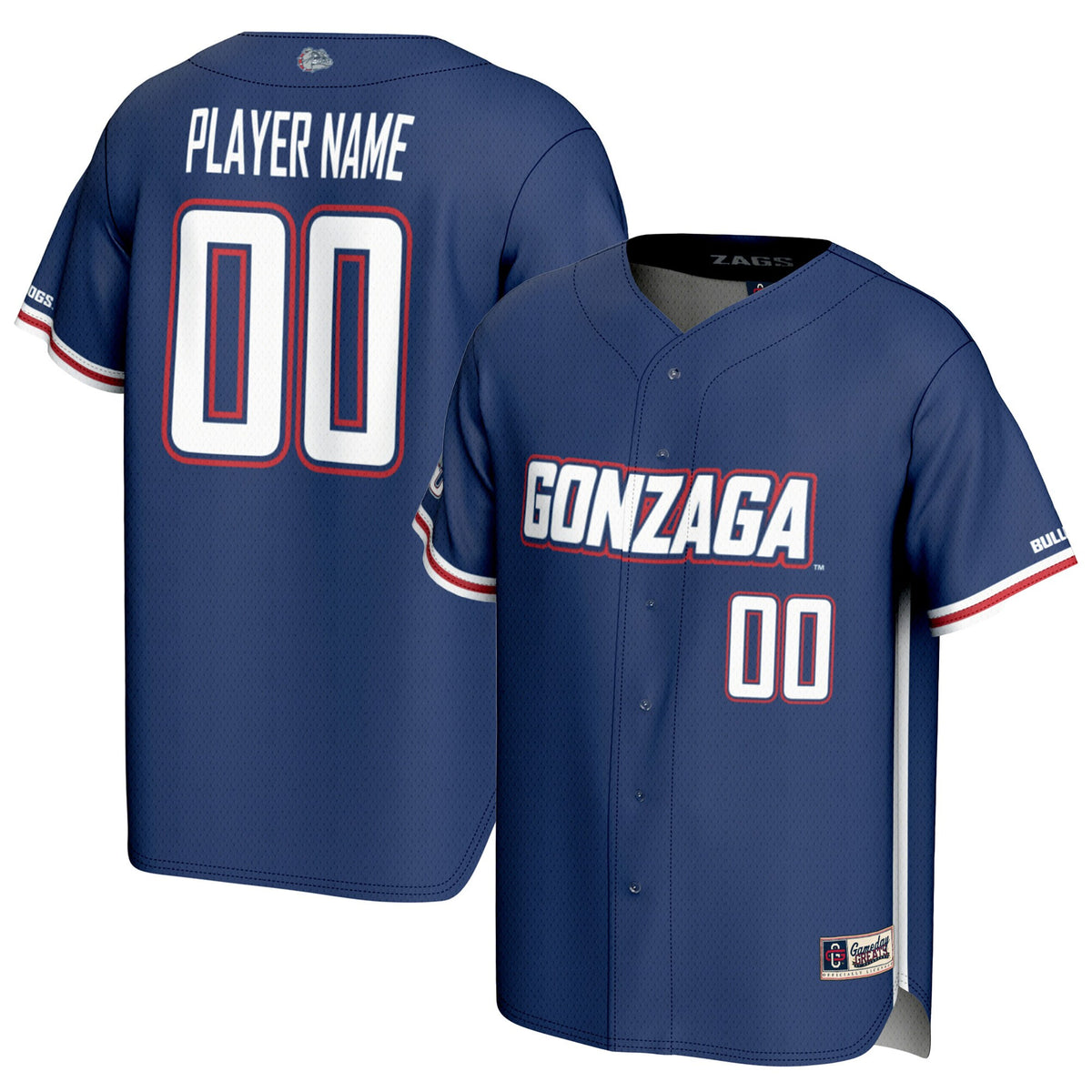 Gonzaga Bulldogs navy jersey