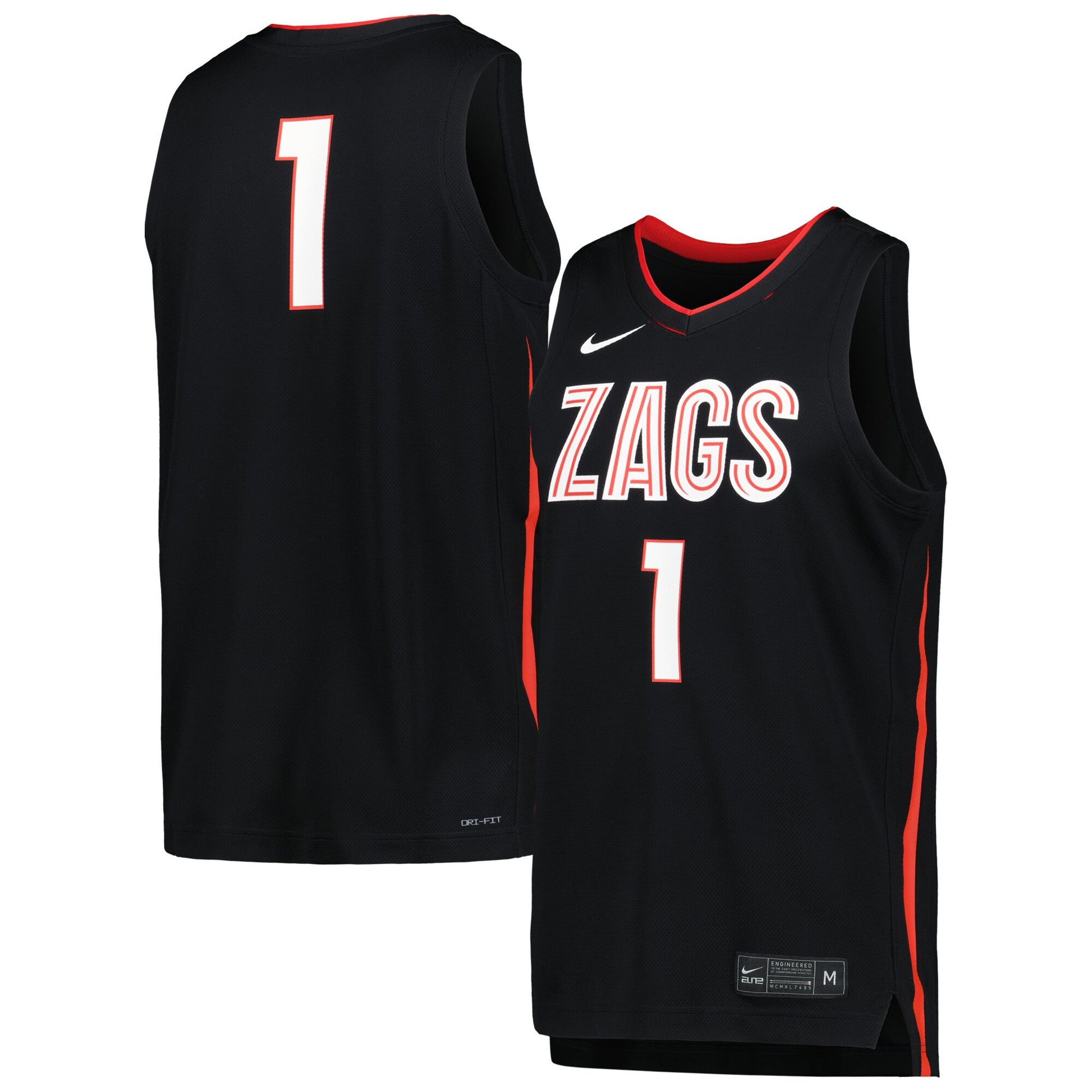 Gonzaga Bulldogs black jersey
