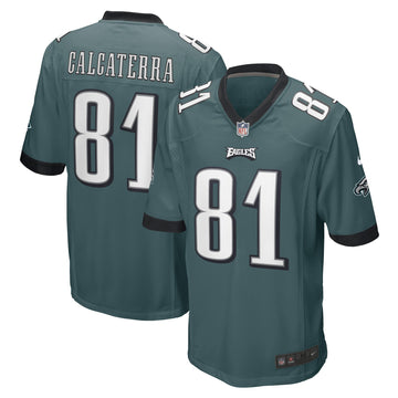 Grant Calcaterra Philadelphia Eagles green Game jersey
