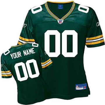 Custom Green Bay Packers green jersey
