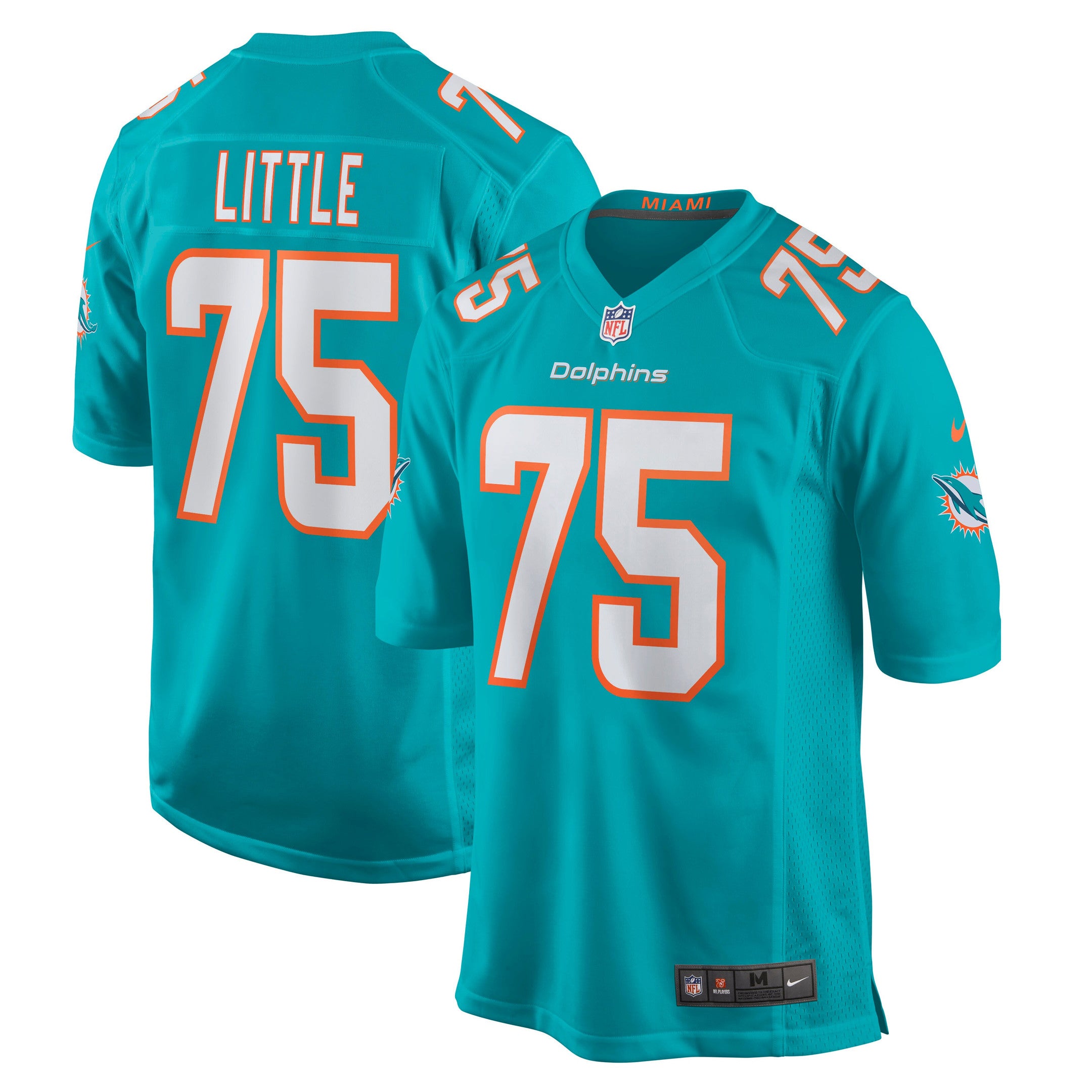 Greg Little Miami Dolphins aqua jersey