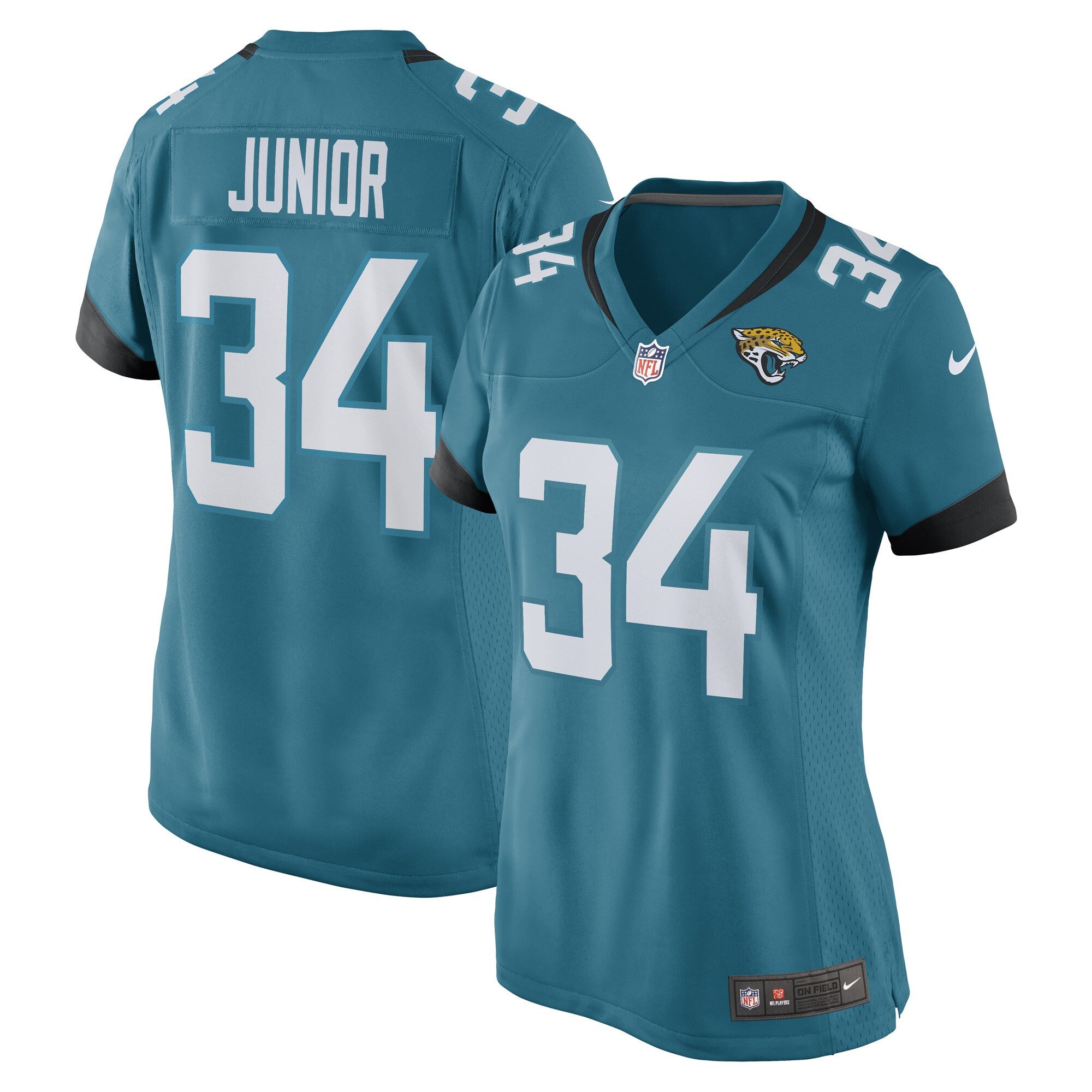 Gregory Junior Jacksonville Jaguars teal Game jersey