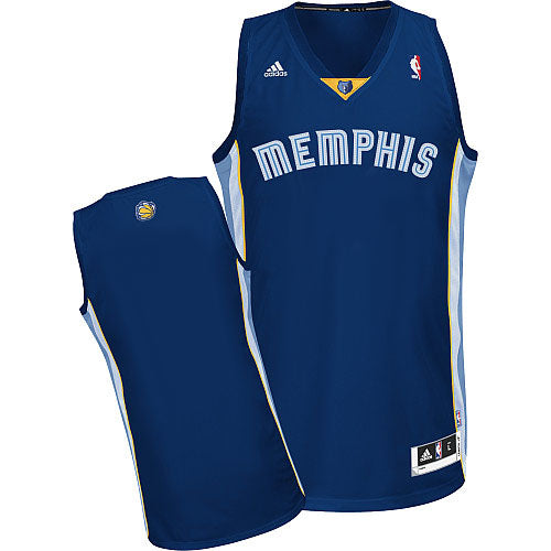 Custom Memphis Grizzlies navy jersey