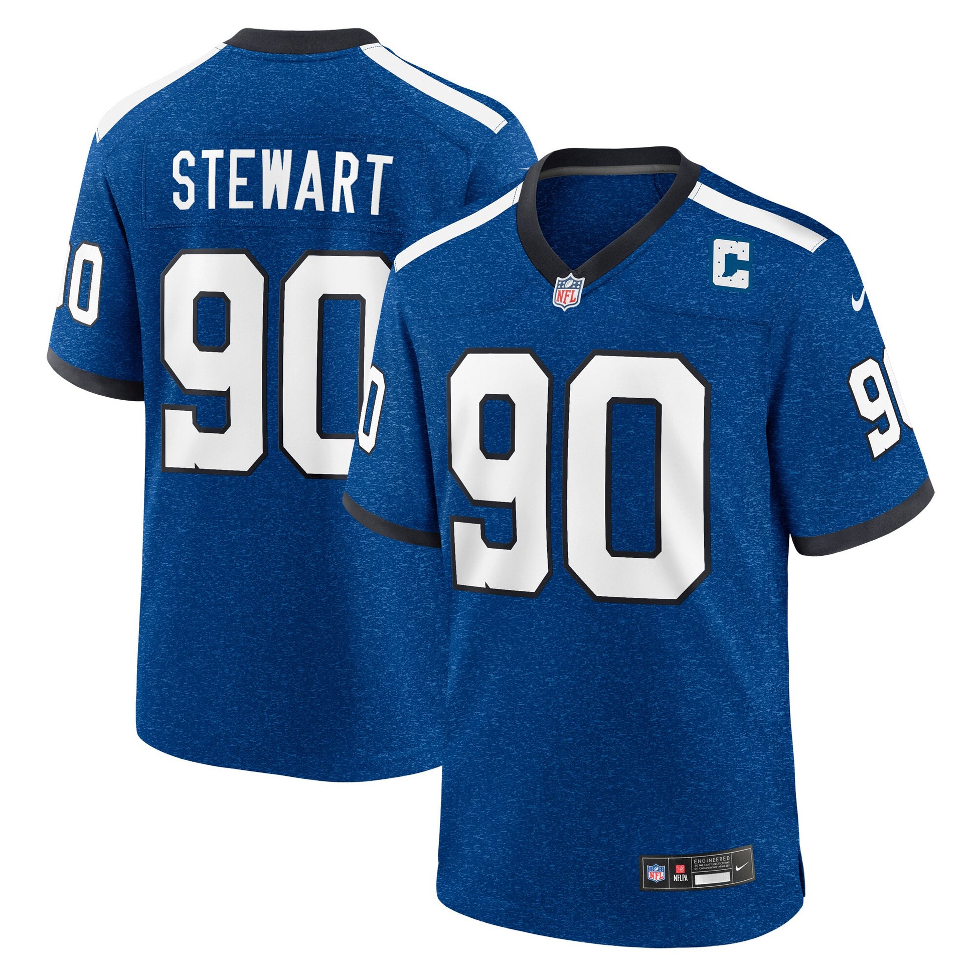 Grover Stewart Indiana Nights Indianapolis Colts royal Alternate jersey