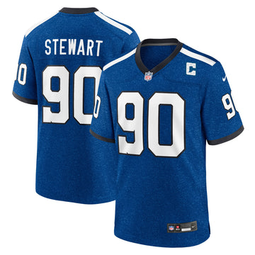 Grover Stewart Indiana Nights Indianapolis Colts royal Alternate jersey