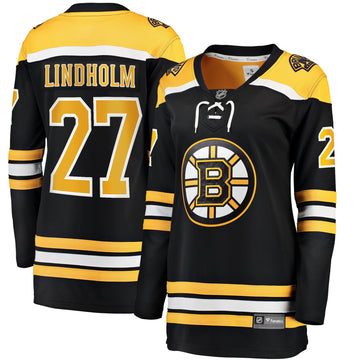 Hampus Lindholm Boston Bruins black Home jersey