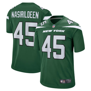 Hamsah Nasirildeen Gotham New York Jets green jersey