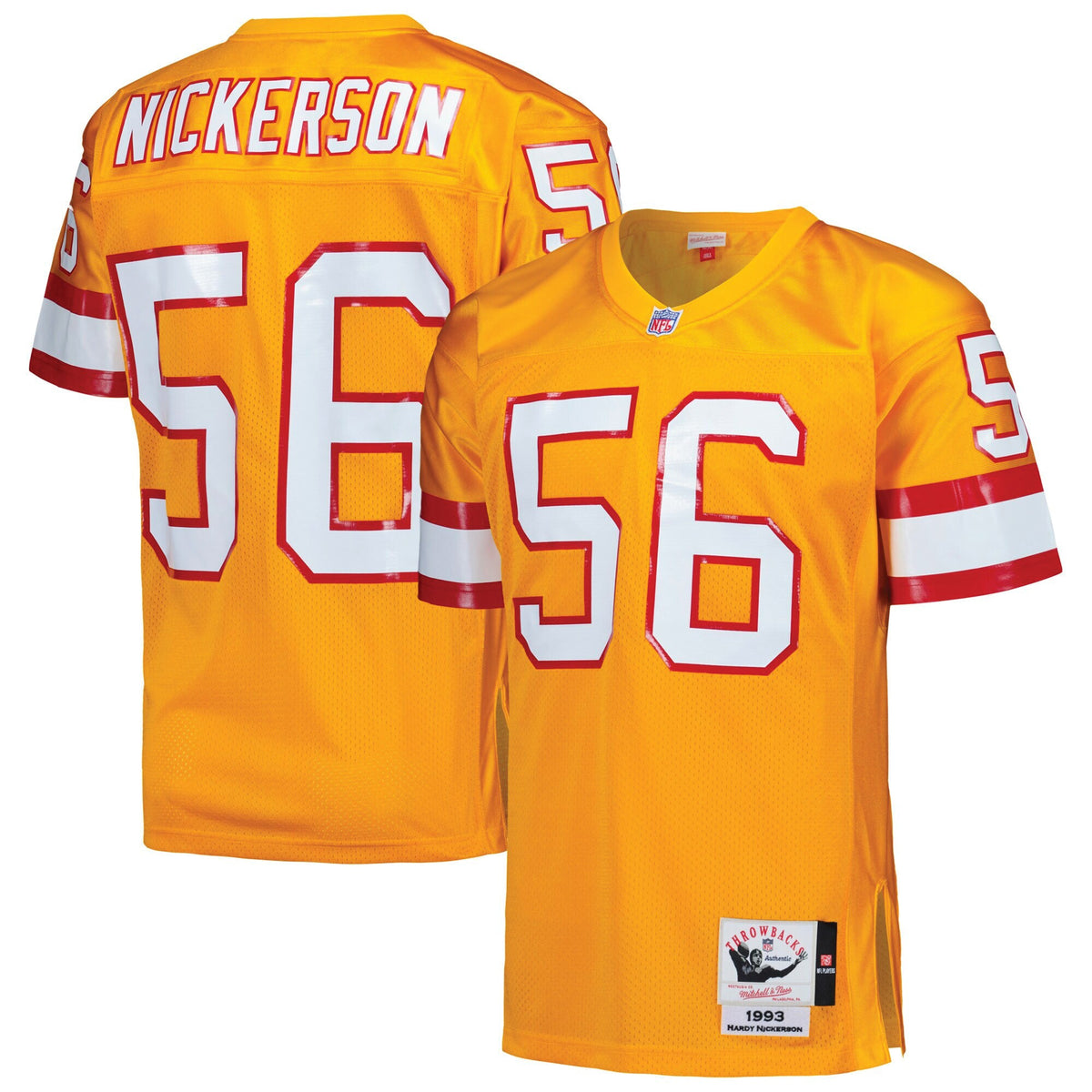 Hardy Nickerson Tampa Bay Buccaneers orange Throwback jersey