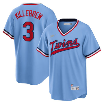 Harmon Killebrew Minnesota Twins blue Cooperstown jersey