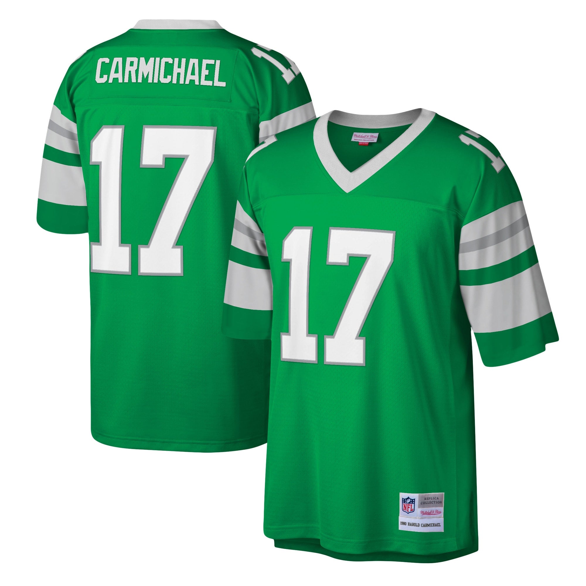 Harold Carmichael Philadelphia Eagles green jersey