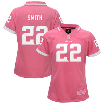 Harrison Smith Girls Bubble Gum Minnesota Vikings pink jersey