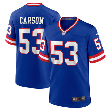 Harry Carson New York Giants royal Classic jersey