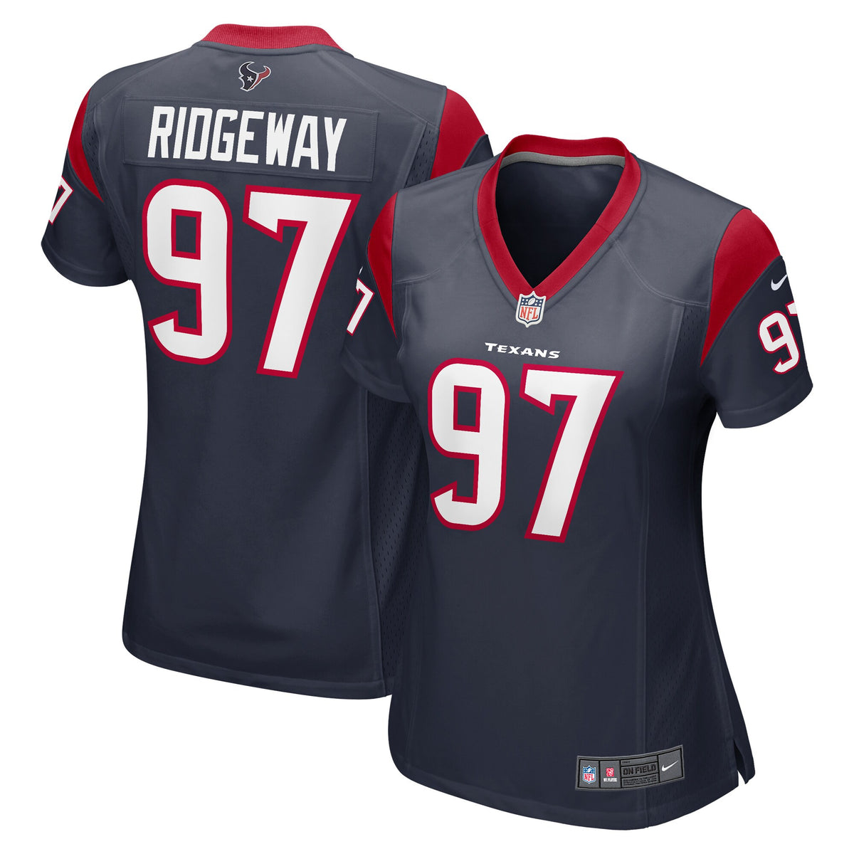 Hassan Ridgeway Houston Texans navy Game jersey