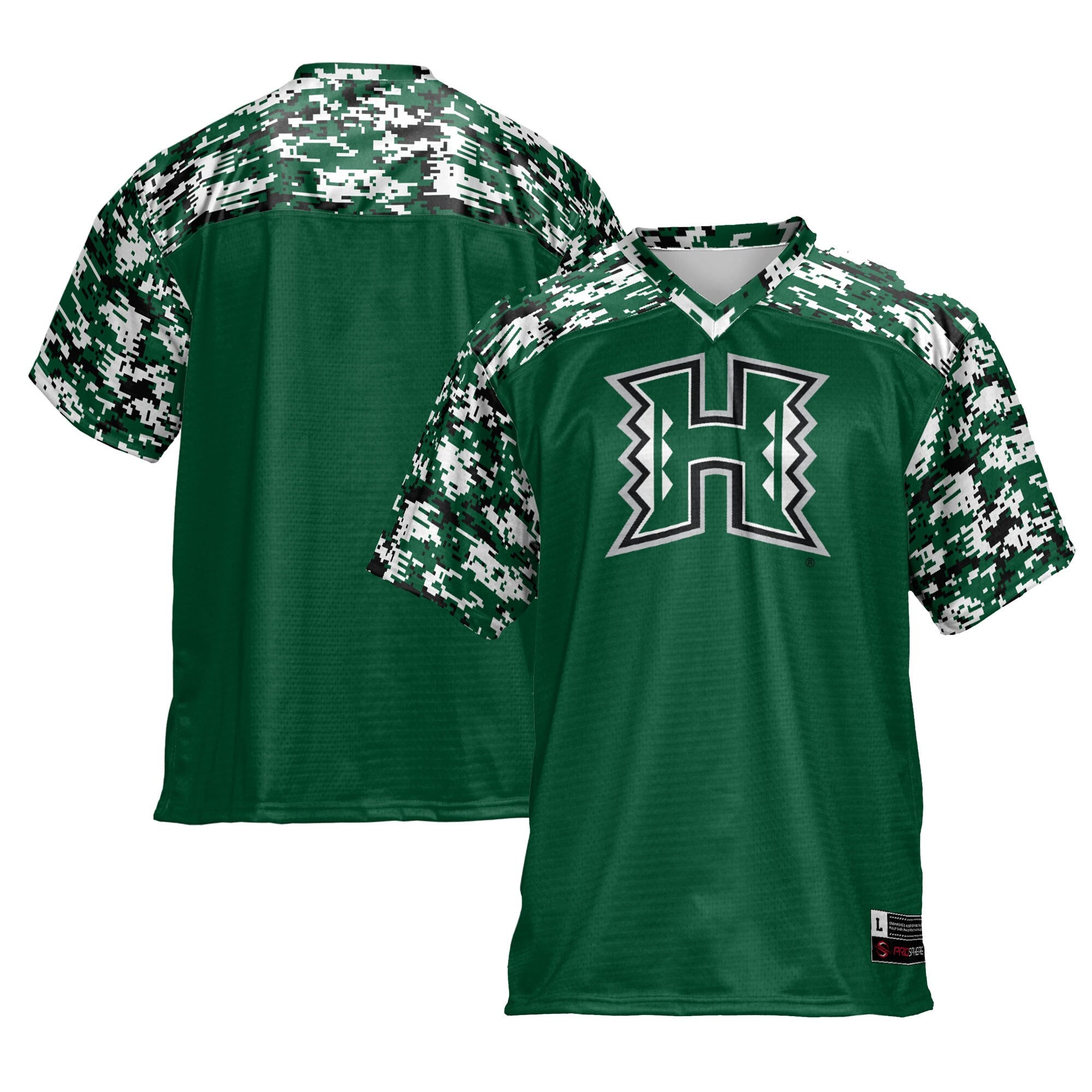 Hawaii Rainbow Warriors green jersey