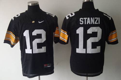 Stanzi Iowa Hawkeyes black jersey