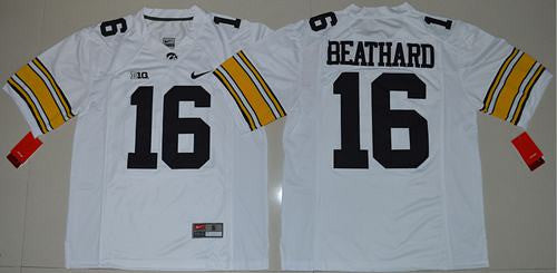C. J. Beathard Iowa Hawkeyes white jersey