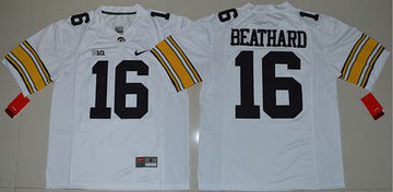 C. J. Beathard Iowa Hawkeyes white jersey