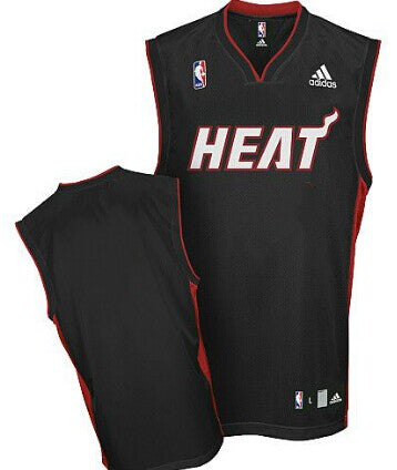 Custom Miami Heat black jersey