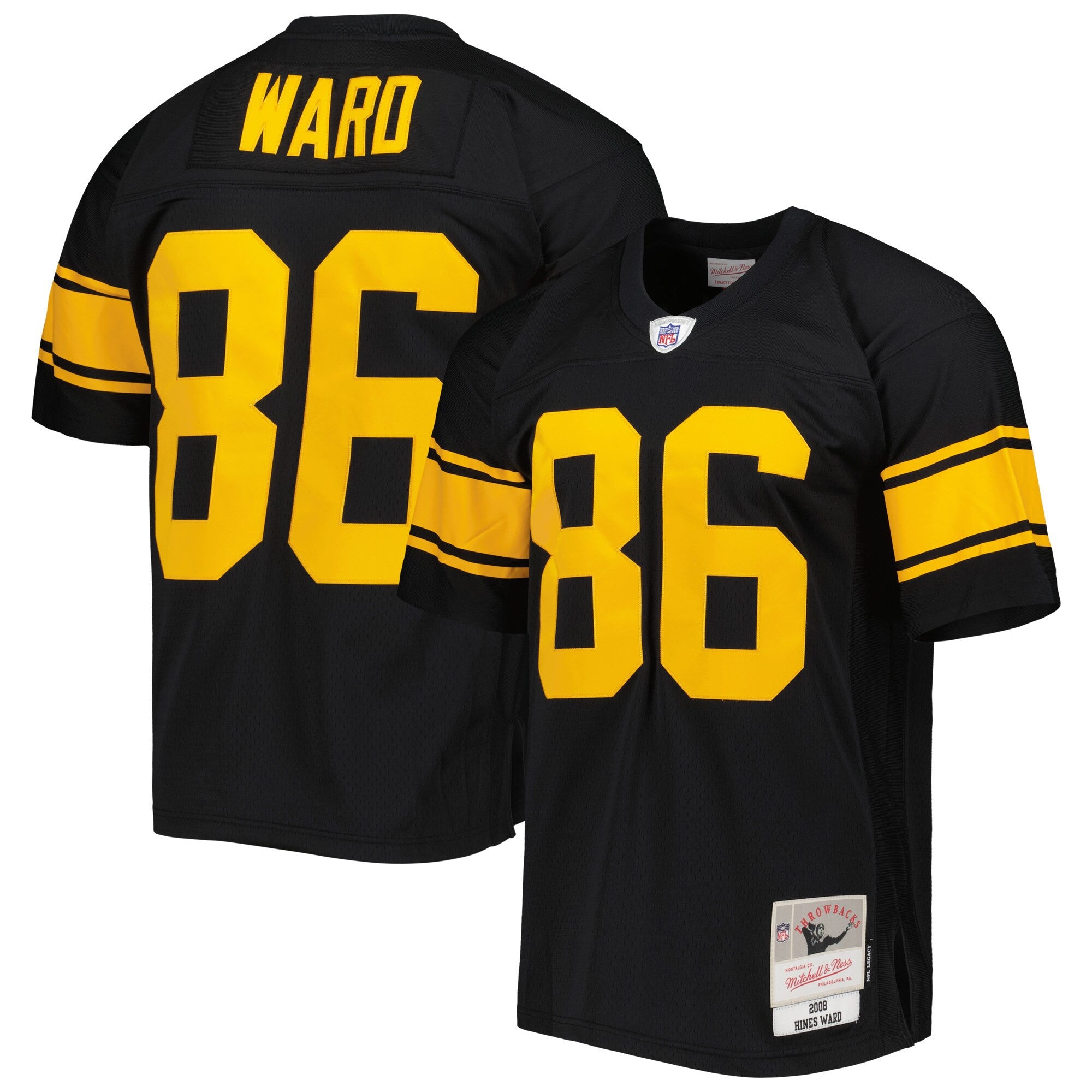 Hines Ward Pittsburgh Steelers black jersey
