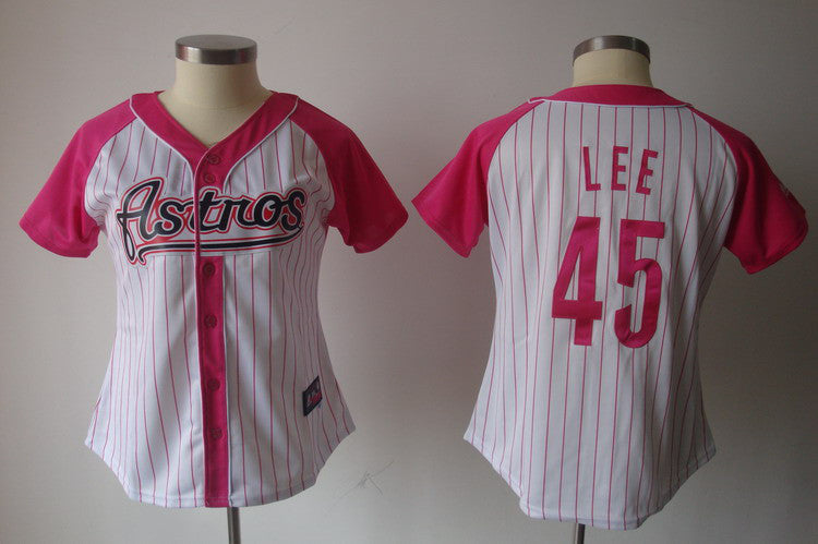 Lee Houston Astros pink jersey