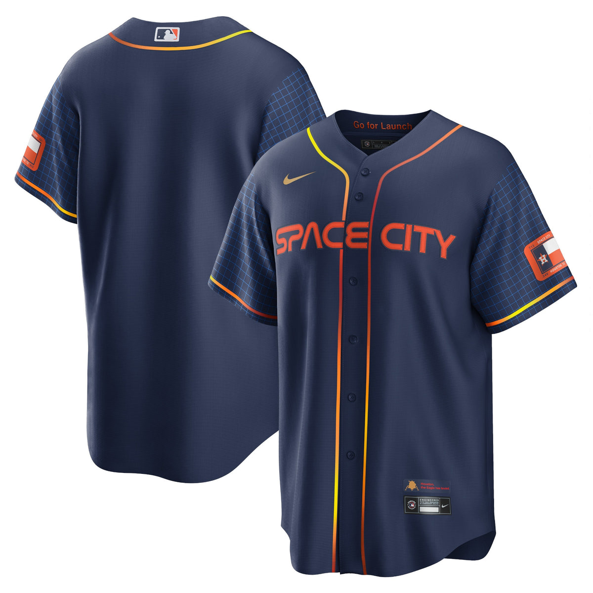 Houston Astros navy City Connect jersey