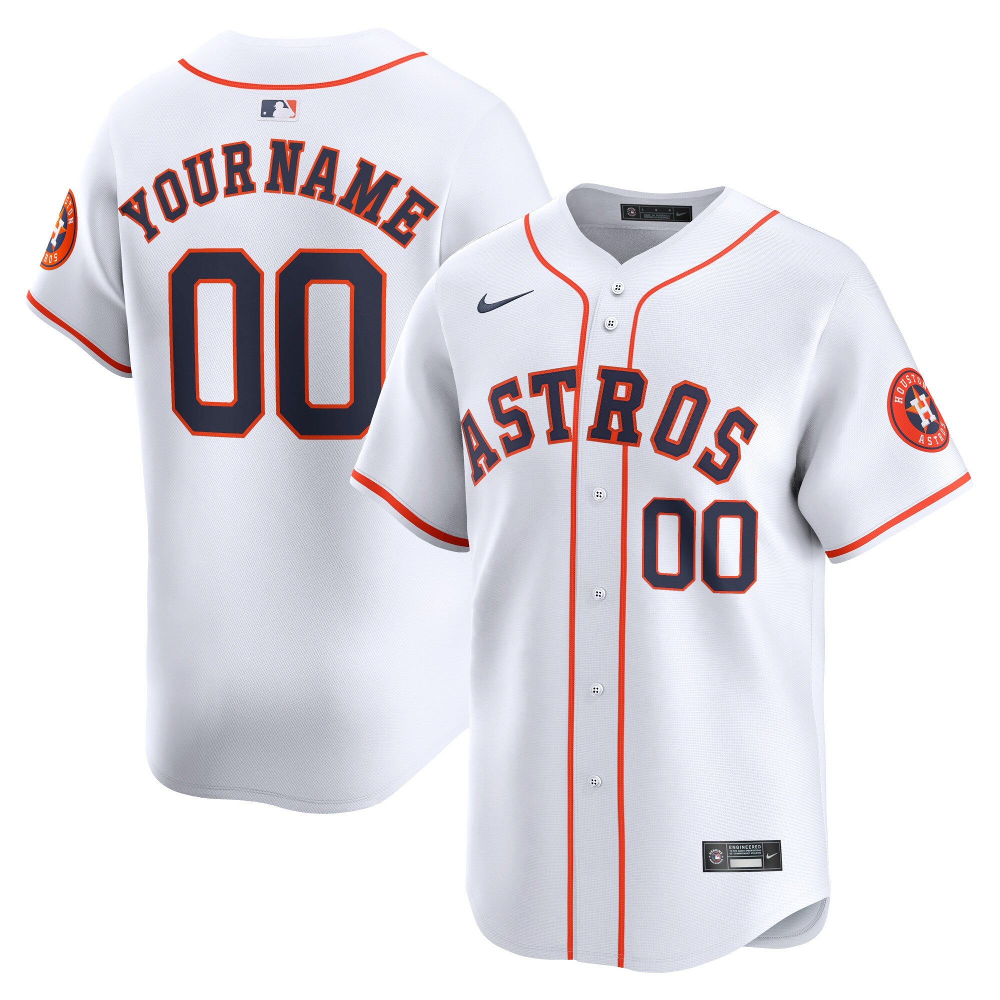 Houston Astros white Limited jersey