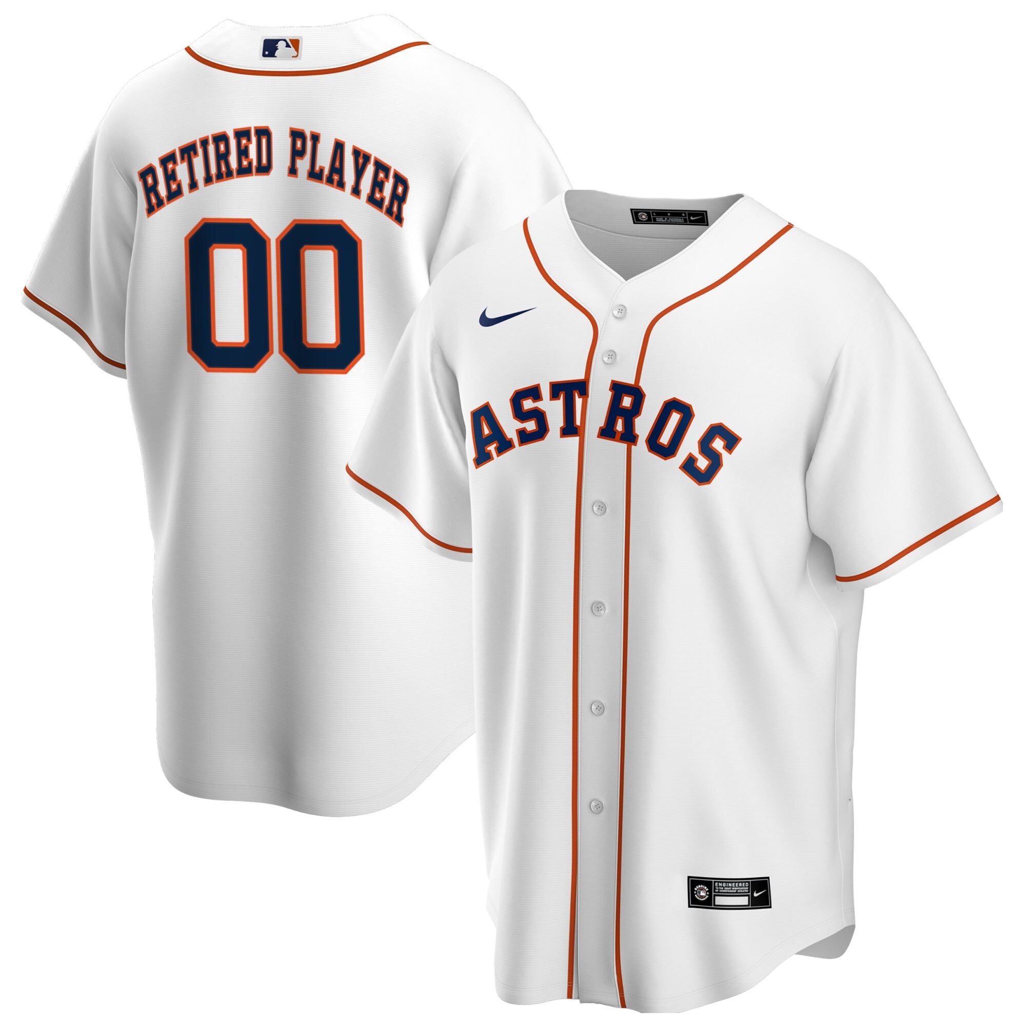 Houston Astros white Home jersey