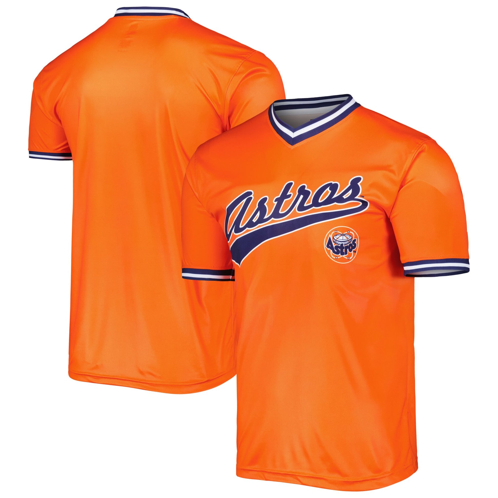 Stitches Houston Astros orange Cooperstown jersey