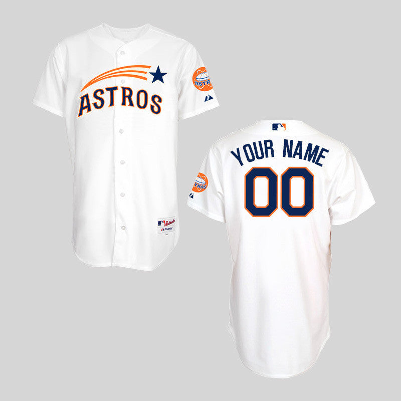 Houston Astros white Throwback jersey