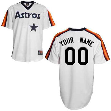 Houston Astros white Throwback jersey