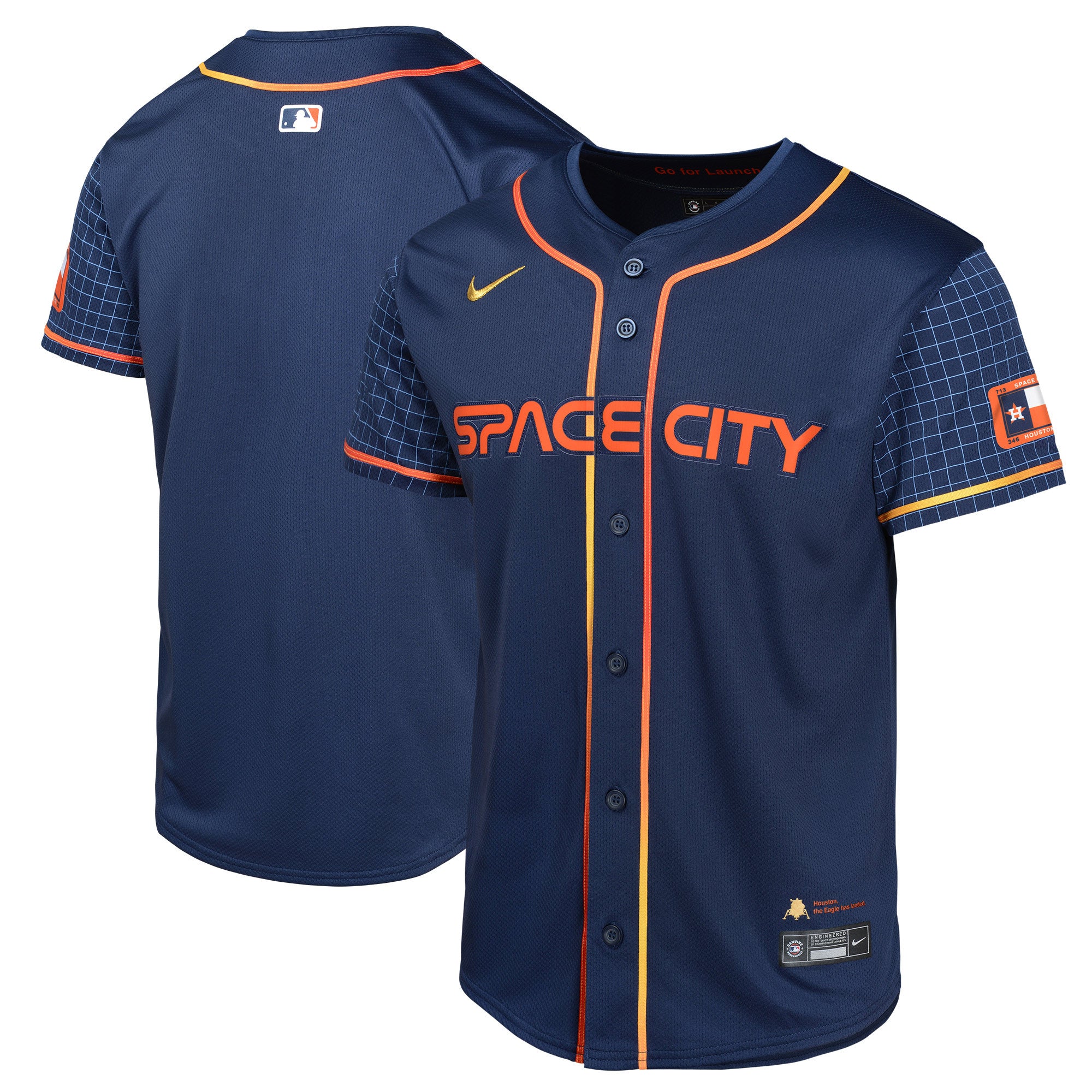 Houston Astros navy City Connect jersey
