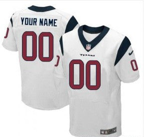 Custom Houston Texans white Elite jersey