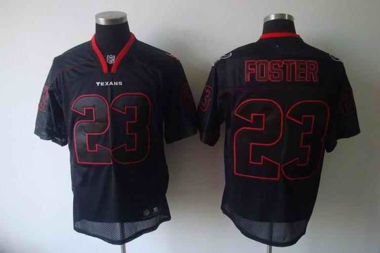 Custom Houston Texans black Shadow jersey