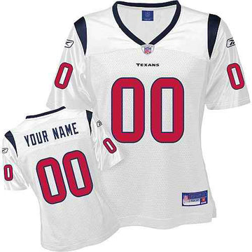 Custom Houston Texans white jersey